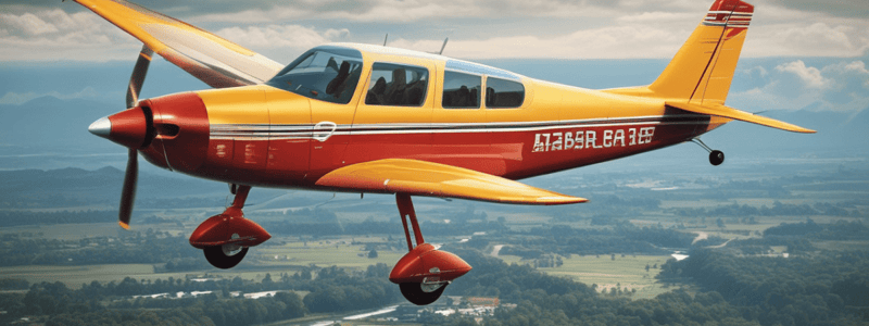 Light Aircraft DC Power Generation Quiz