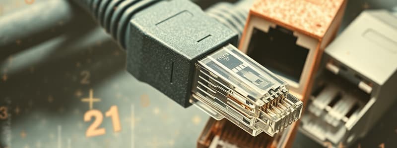 Ethernet Cable Types and Connectors