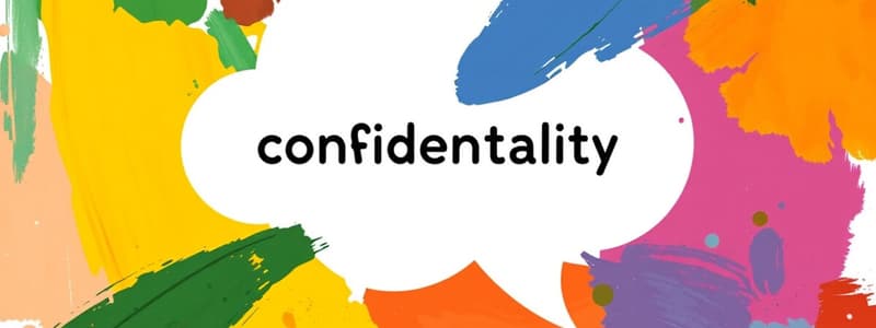 Childcare Confidentiality Strategies