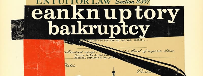 Executory Contracts & Bankruptcy