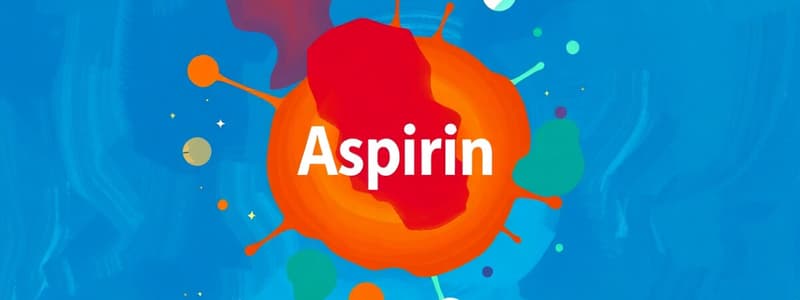 Aspirin Use and Contraindications