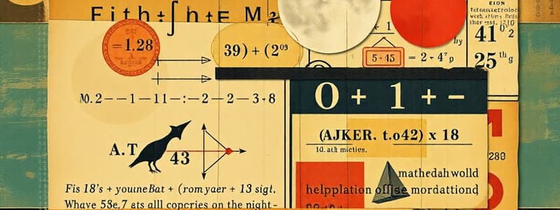 Mathematics Fundamentals: Arithmetic & Algebra