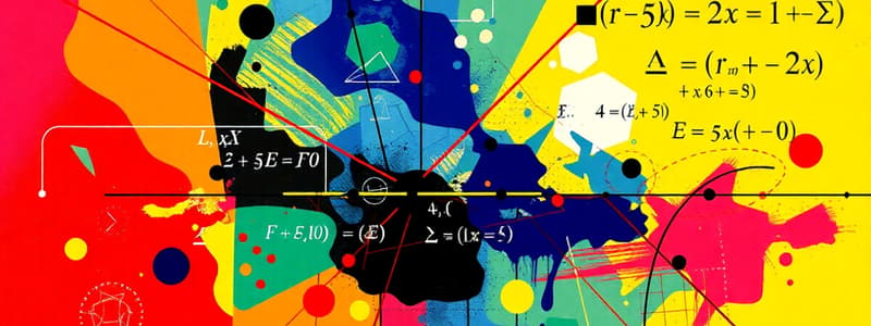 Algebra 1 - Midterm Exam Review