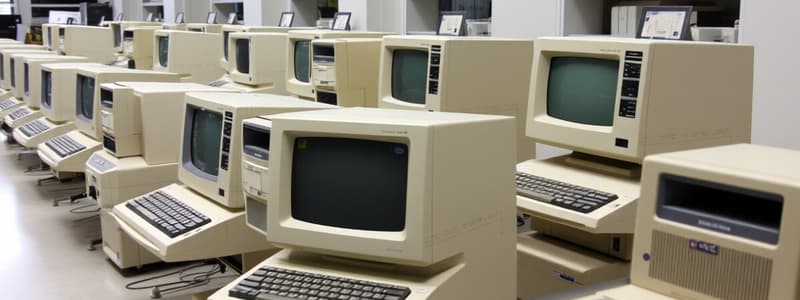 Generaciones de Computadoras: Primera Generación