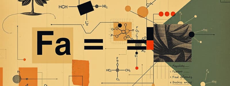 Naming and Chemical Formulas Flashcards