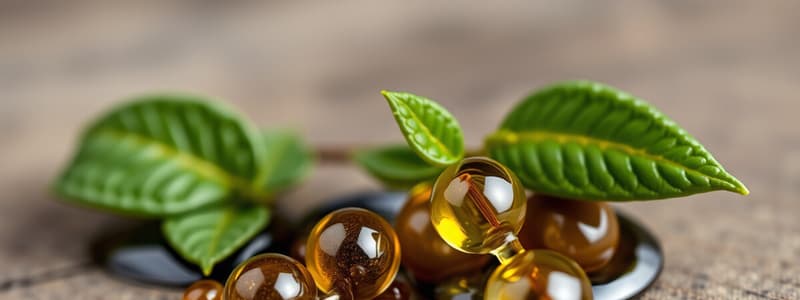 Plant Oils Overview and Chemistry