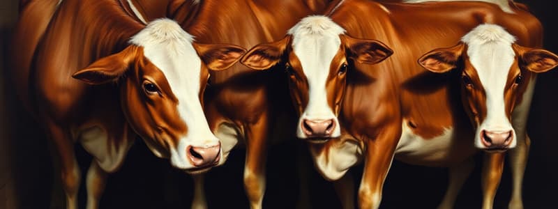 Ganadería: Vacas Nodrizas y su Manejo