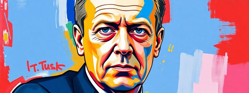 Donald Tusk: Polish Politician and Prime Minister