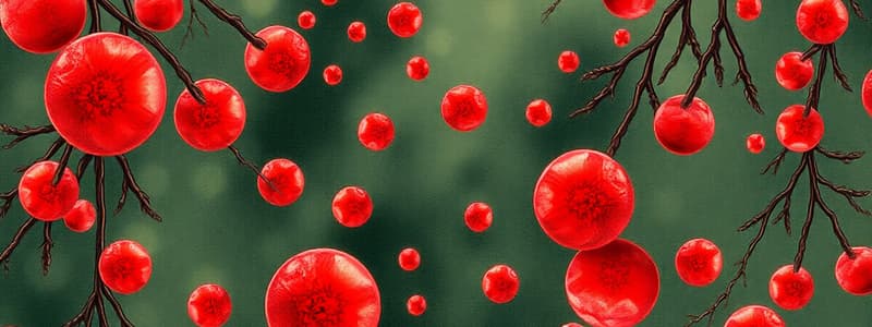 Hematopoiesis and Anemia Quiz