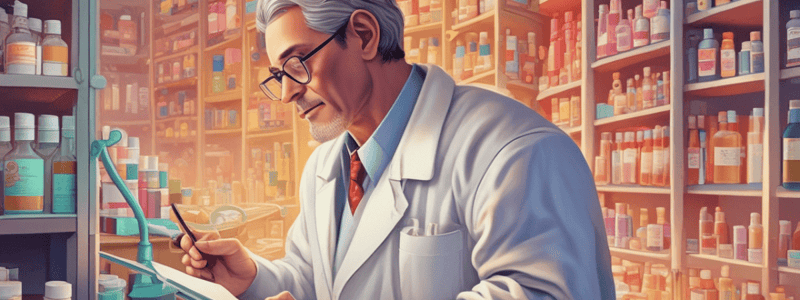 W8: Introduction to Pharmacology Unit: Key Concepts and Drug Development