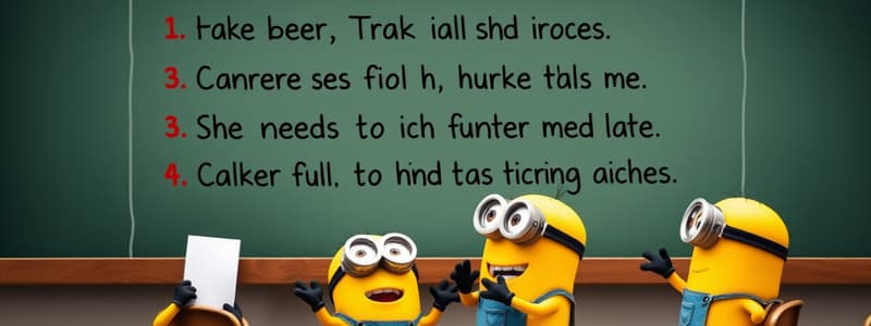 Classroom Rules by Minions Flashcards