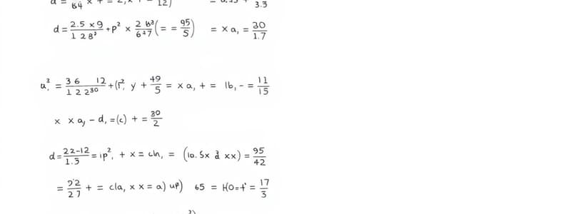 Algebra II - Parabolas Flashcards