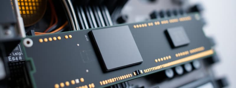 Computer Hardware: CPU, Motherboard and Memory