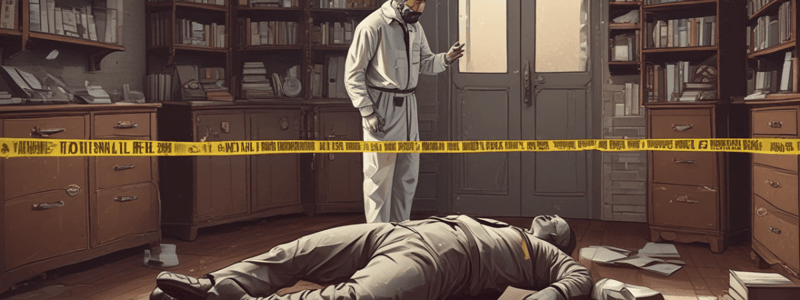 Crime Scene Investigation Procedure