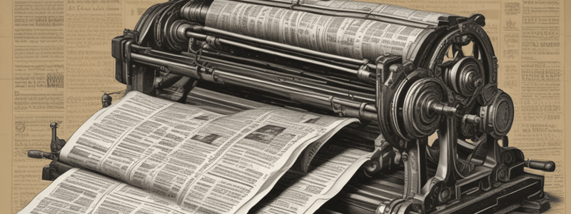 History of Newspapers