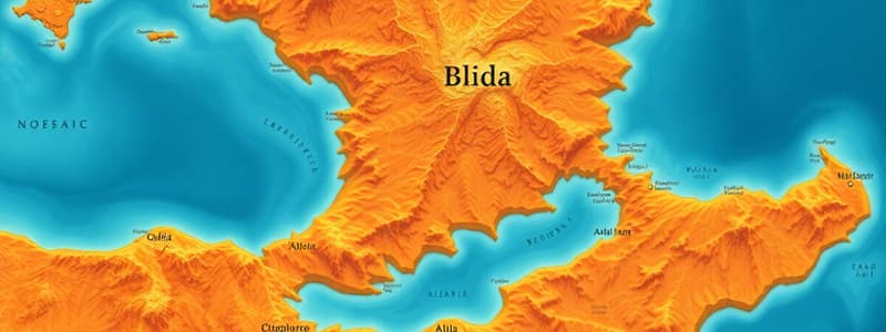 BLIDA, Algeria Map Quiz