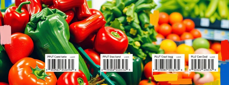 Walmart PLU Codes for Produce