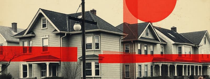 Redlining and Housing Laws Overview