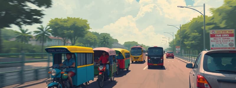 Transportation | Pariwahan | Modes and Road Transport