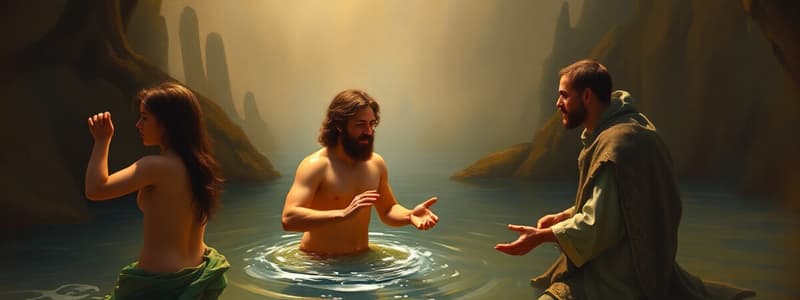 The Life and Baptism of Christ