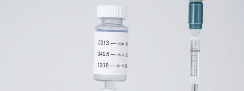 Dosage Calculations and IV Flow Rates