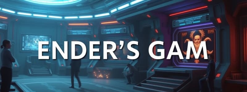 Ender's Game: Chapter 6 Flashcards