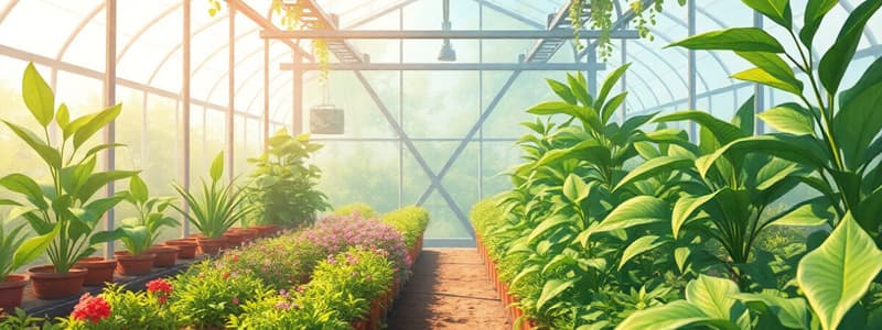 Greenhouse Environmental Control Quiz