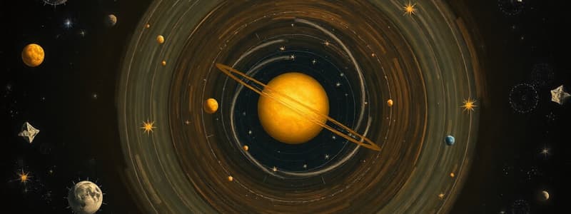 Solar System Models and Kepler's Laws