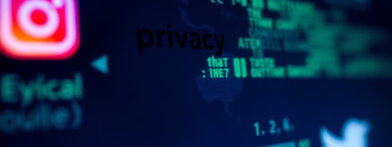 Privacy Ethics in the Digital Age