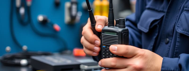 II-O-16 Security of Handheld Radios and Associated Equipment 07/24/2020