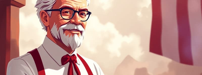 Colonel Sanders' Life Story