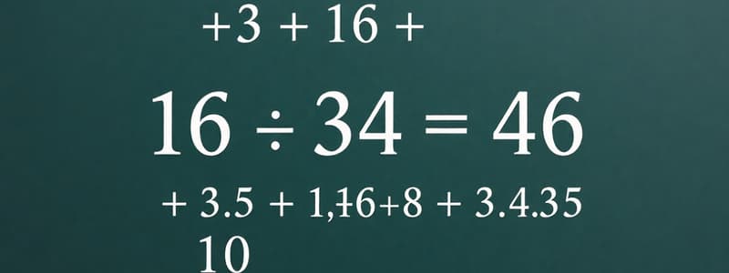 Factors and Multiples