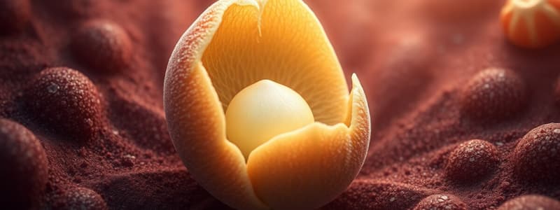 Quiz 3: Embryo and Seed Development