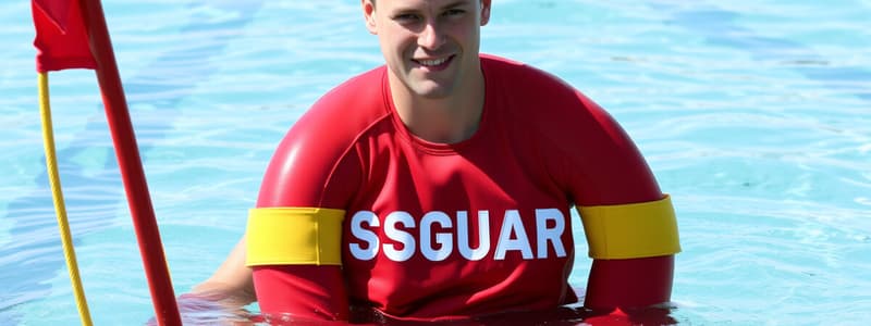 Lifeguard Review Flashcards