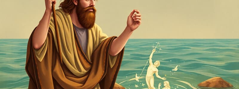 The Life and Baptism of John and Jesus