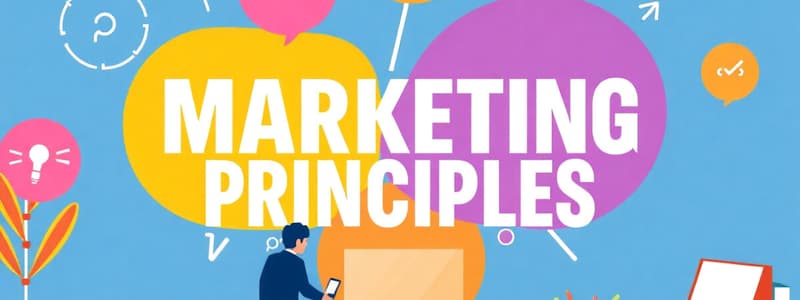 Principles of Marketing Practice Exam