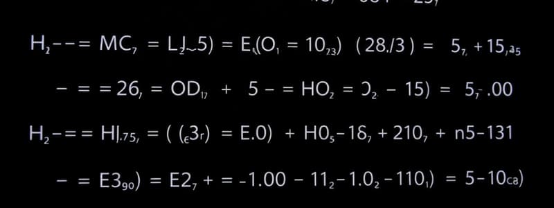 Chemistry Empirical and Molecular Formulas Quiz