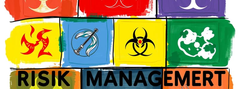 Risk Management and Foodborne Illness Terminology