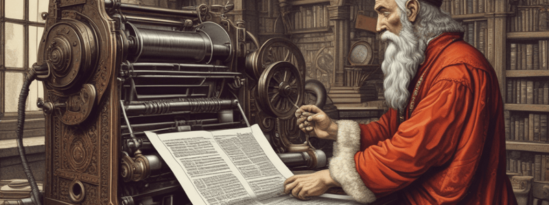 The Invention of Printing Press