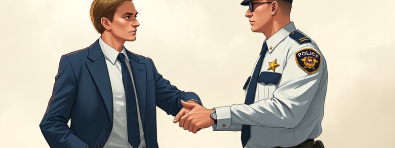 Law Enforcement: Prosecutor and Officer Roles