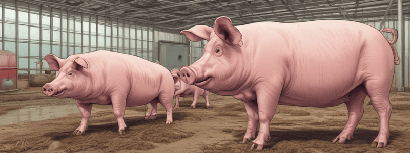 Recognizing Signs of Illness in Pigs and Biosecurity