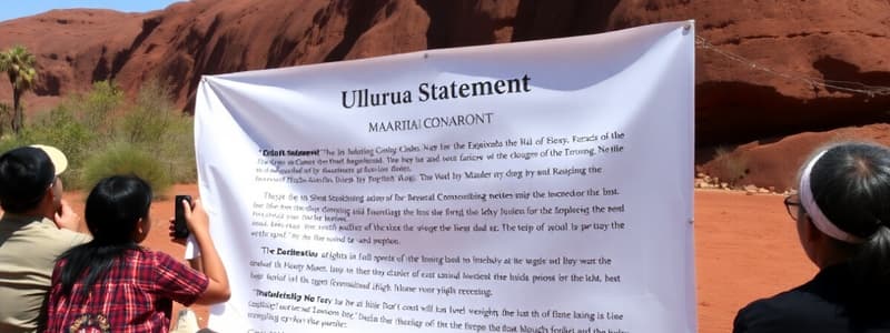 Uluru Statement and Makarrata Commission