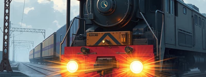 Train Parting: Coupler Forces and Definitions