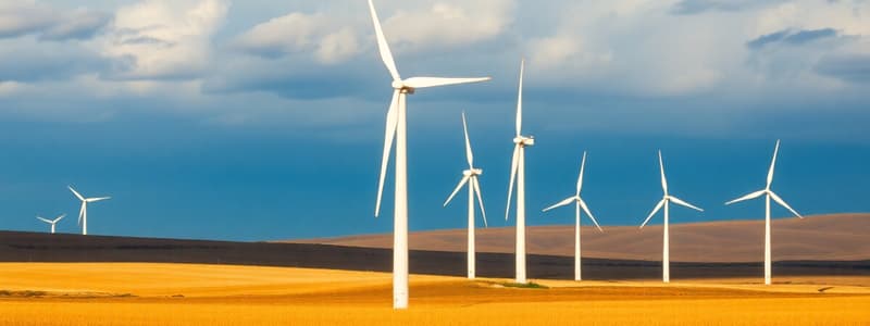 Wind Energy Conversion Basics