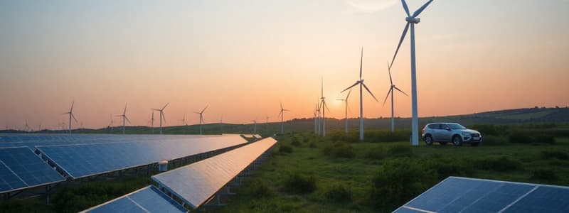 Energy Markets Part 2: Sustainable Transition