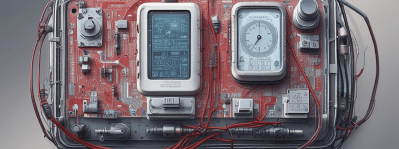 Electric Circuits and Blood Pressure Quiz