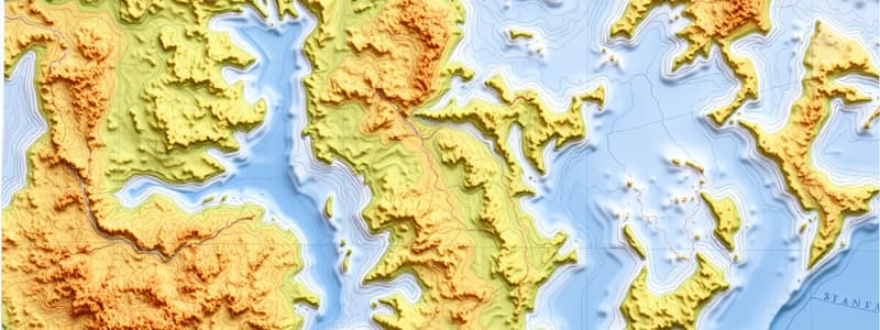 Geology Unit 3 - Topographic Maps Flashcards