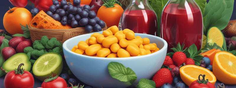 Vitamins, Antioxidants, and Phytochemicals