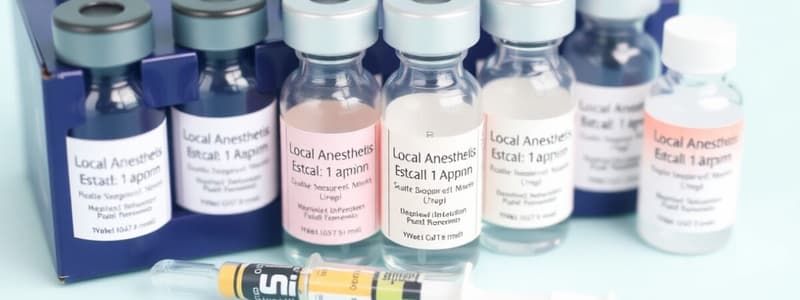 Local Anesthetics: Types and Uses