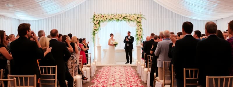 Reasons for a Large Wedding